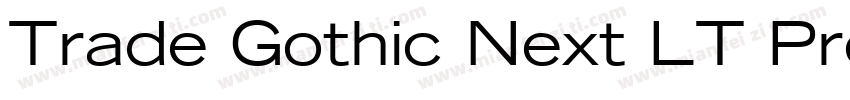 Trade Gothic Next LT Pro Lt Regula字体转换
